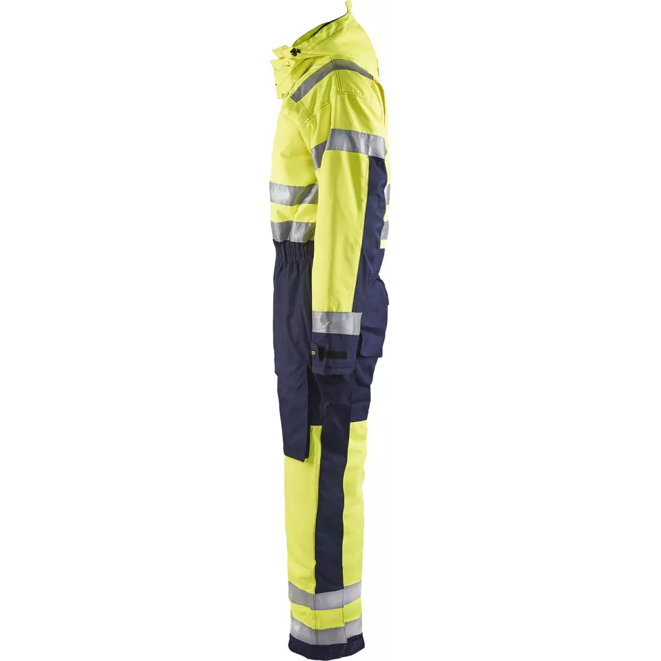 Blaklader 676319773389, High Vis Winter Coverall, Yellow/Navy, image 3, gallery thumbnail