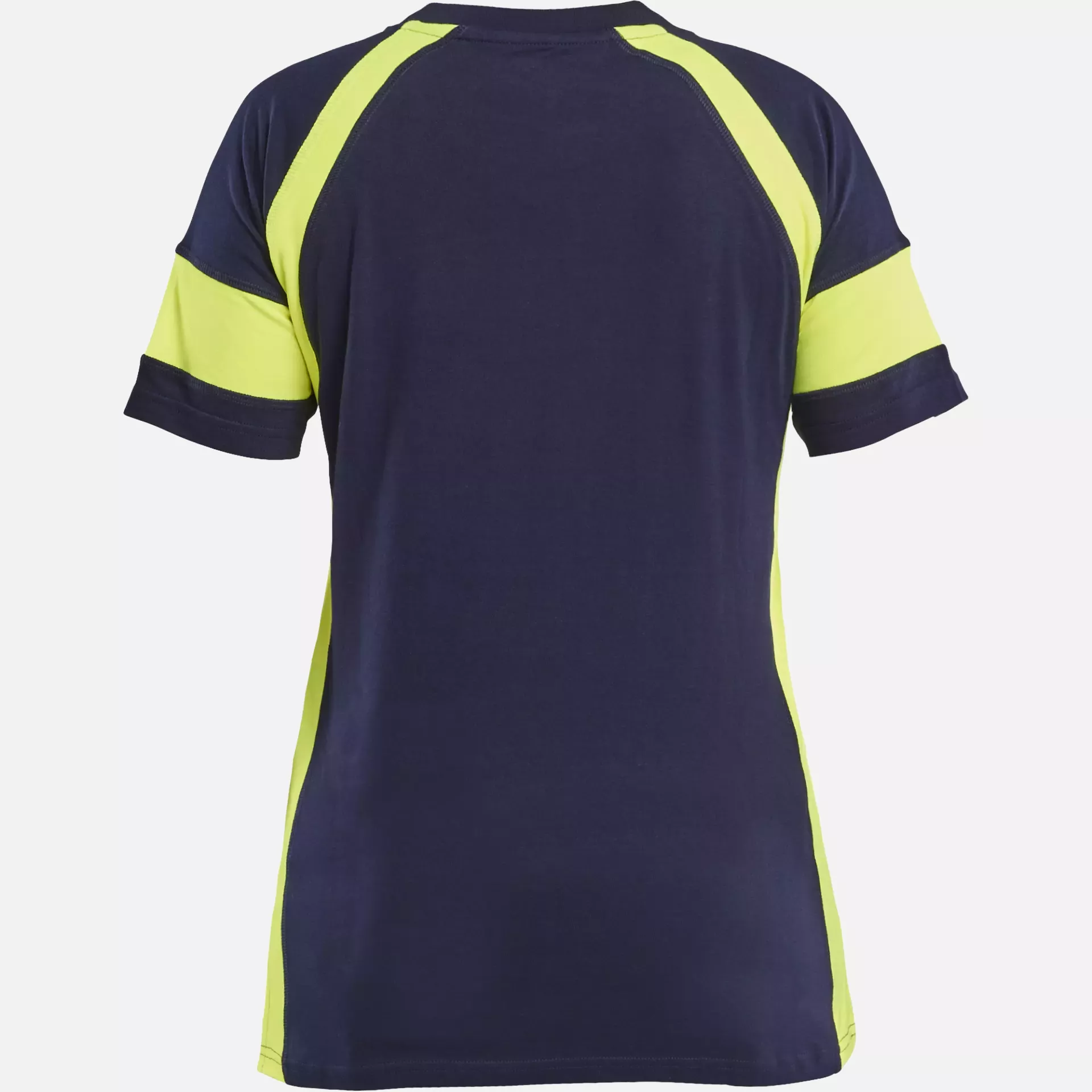 Blaklader 352410308833, High Vis Women's T-Shirt, Navy Blue/Yellow, image 4