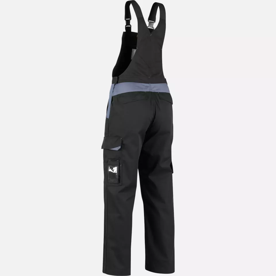 Blaklader 266512109994, Industry Bib and Brace, Black/Grey, image 2, gallery thumbnail