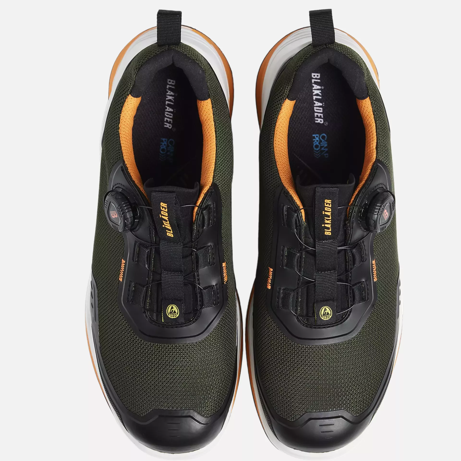 Blaklader 248600004240, STRIKER Safety Shoe, Forest Green/Rust, image 2