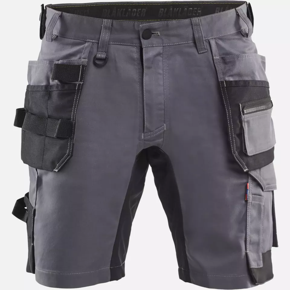 Blaklader 175218329600, Stretch Craftsman Shorts, Medium Grey, image 1, gallery thumbnail