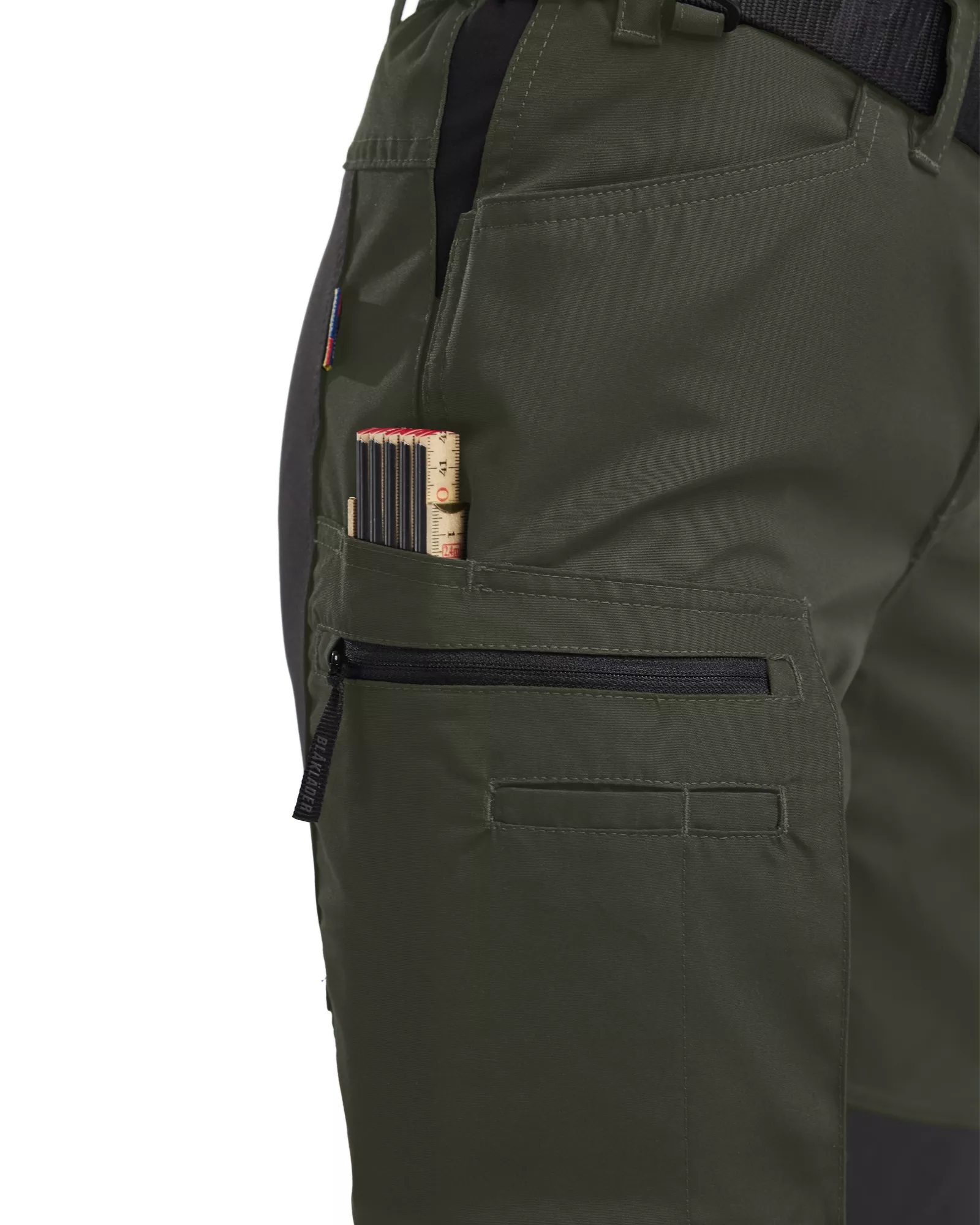 Blaklader 715918454699, Damen Stretch Arbeitshose, Armygrün/Schwarz, image 6