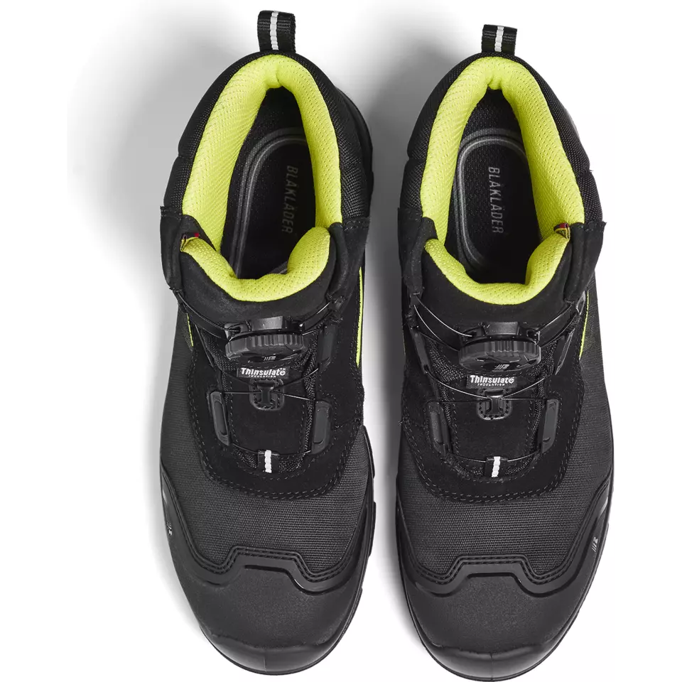 Blaklader 247800009933, STORM Safety Boot, Black/Yellow, image 2, gallery thumbnail