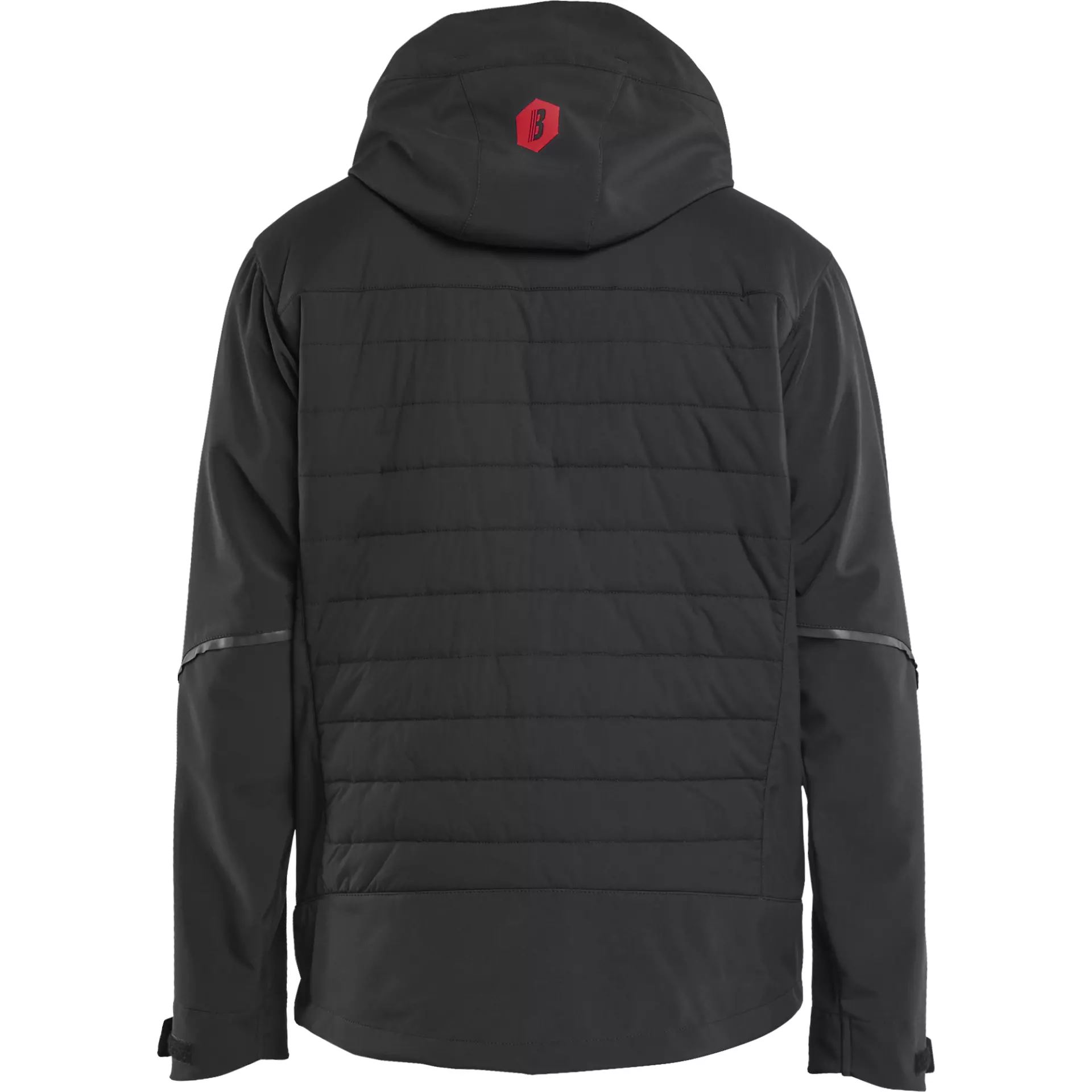 Blåkläder 474325139956, Hybrid Jacket, Black/Red, image 4