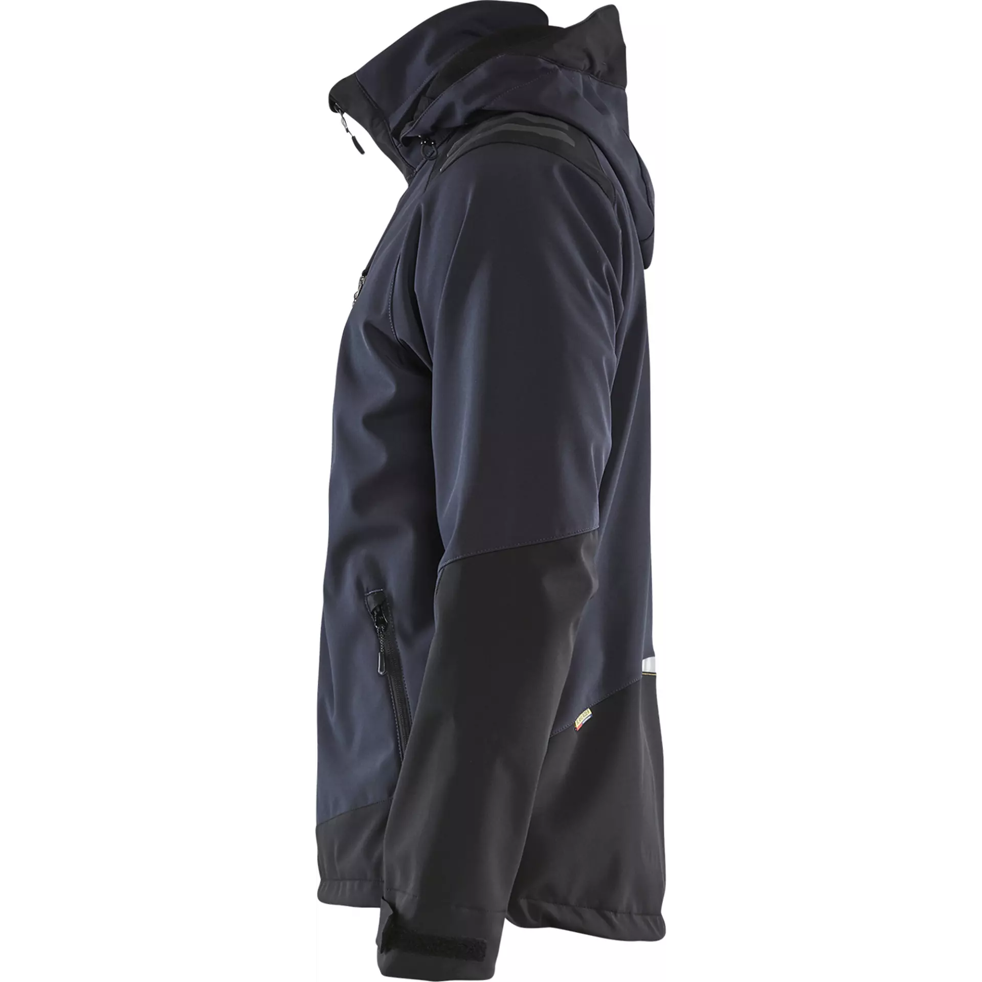 Blåkläder 474925138635, Softshell Jacket, Navy Blue/Yellow, image 3