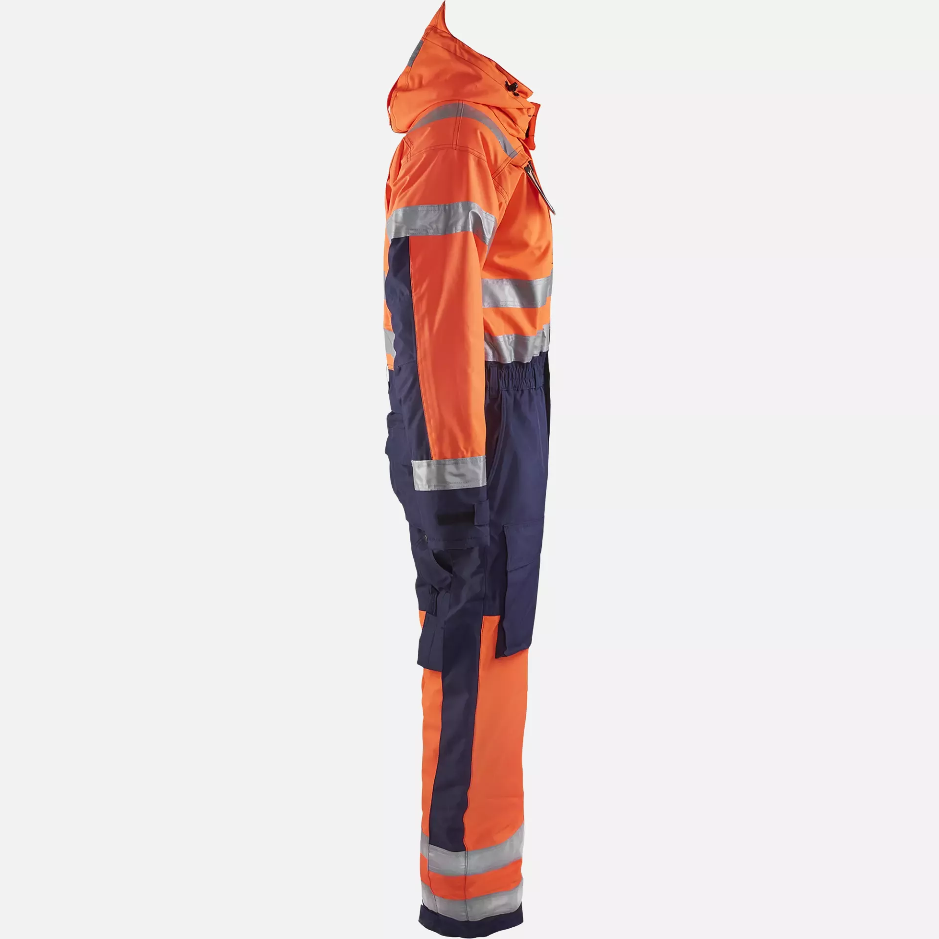 Blaklader 676319775389, High Vis Winter Coverall, Orange/Navy, image 2