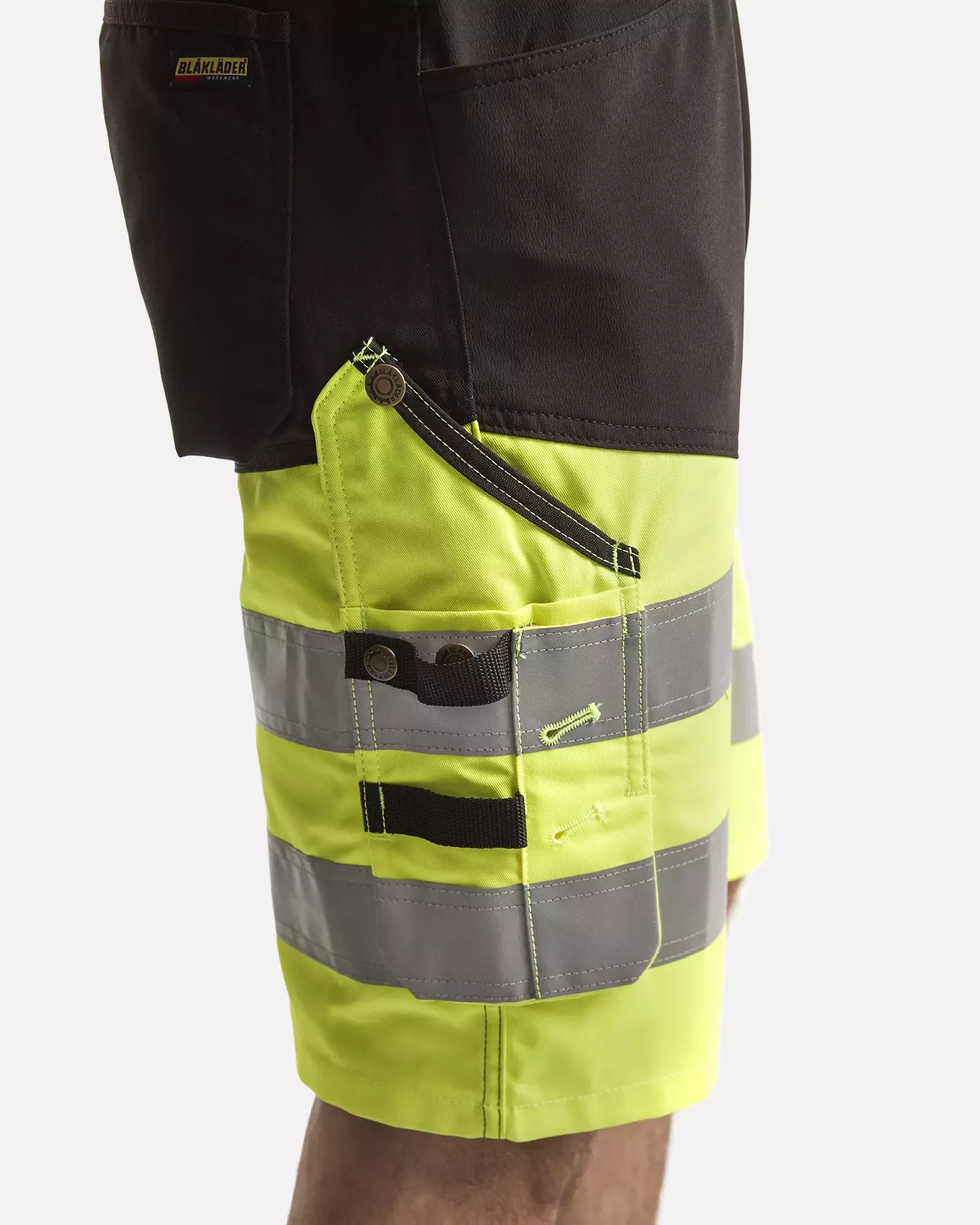 Blaklader 154118119933, High Vis Stretch Shorts, Black/Yellow, image 7