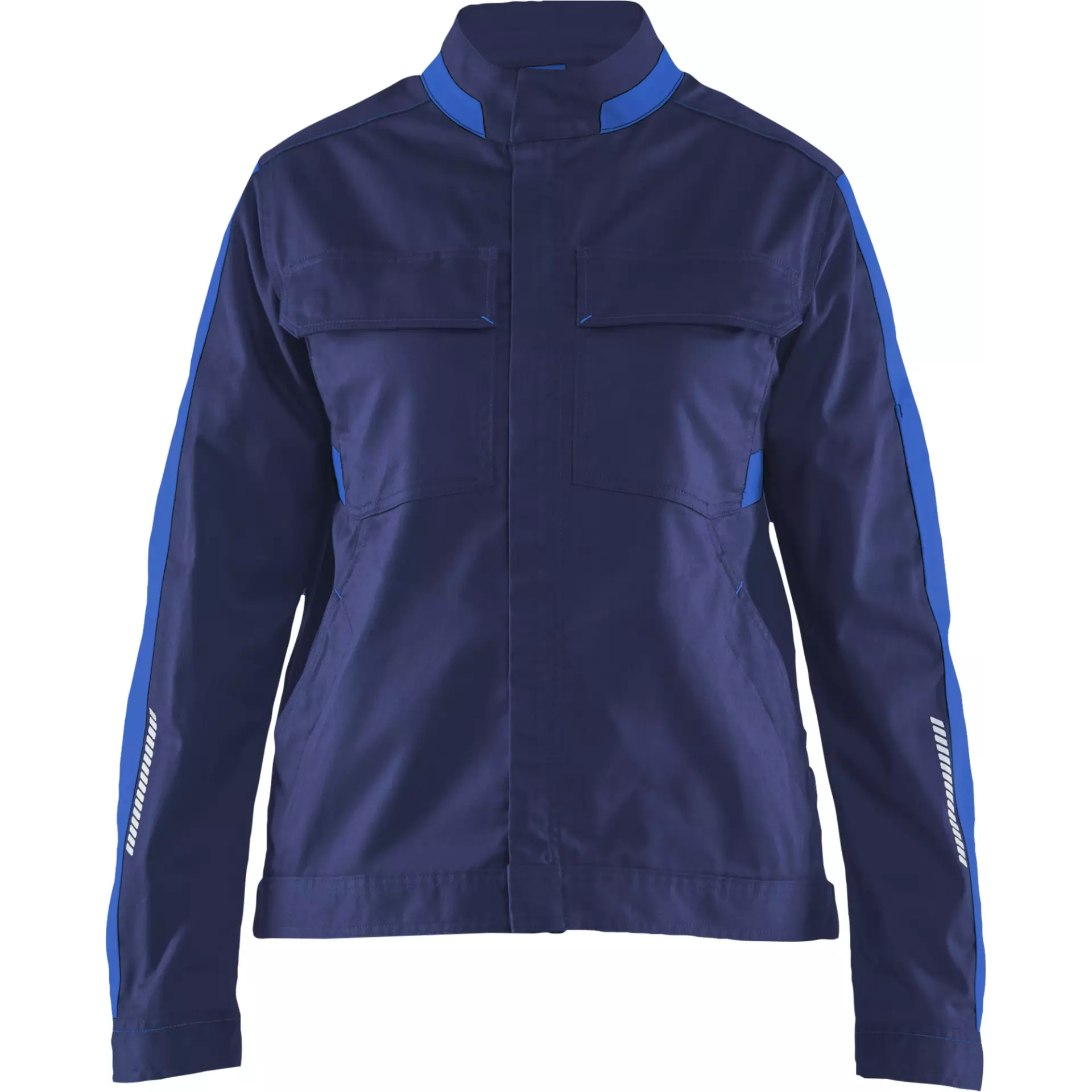 Blaklader 444318328985, Ladies Stretch Industry Jacket, Navy/Royal Blue