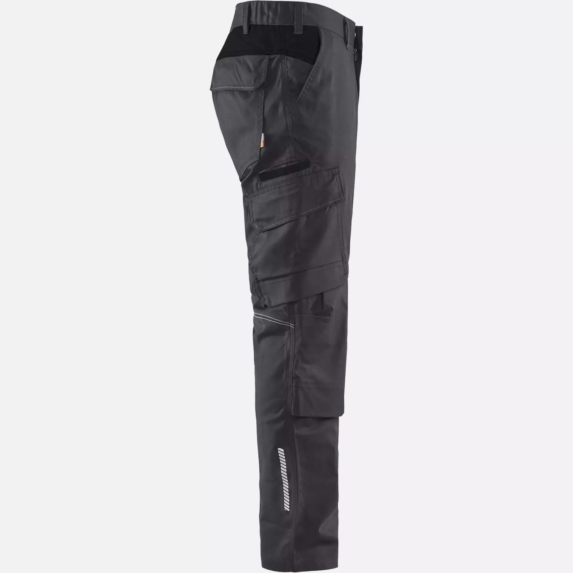 Blaklader 144818329699, Industrie Stretch Arbeitshose mit Kniepolstertaschen, Mittelgrau/Schwarz, image 2