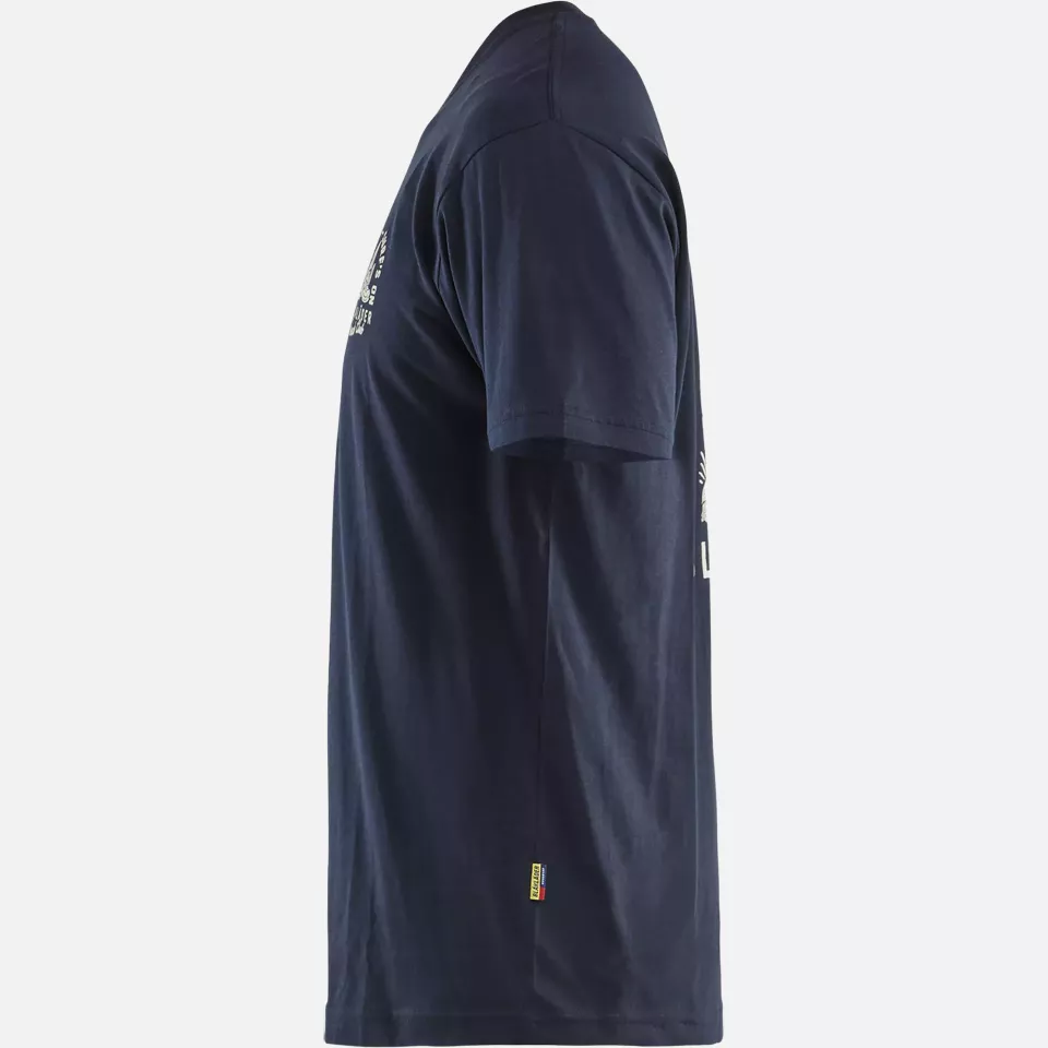Blaklader 941910428600, Blaklader Beach Club T-Shirt, Dark Navy, image 3, gallery thumbnail