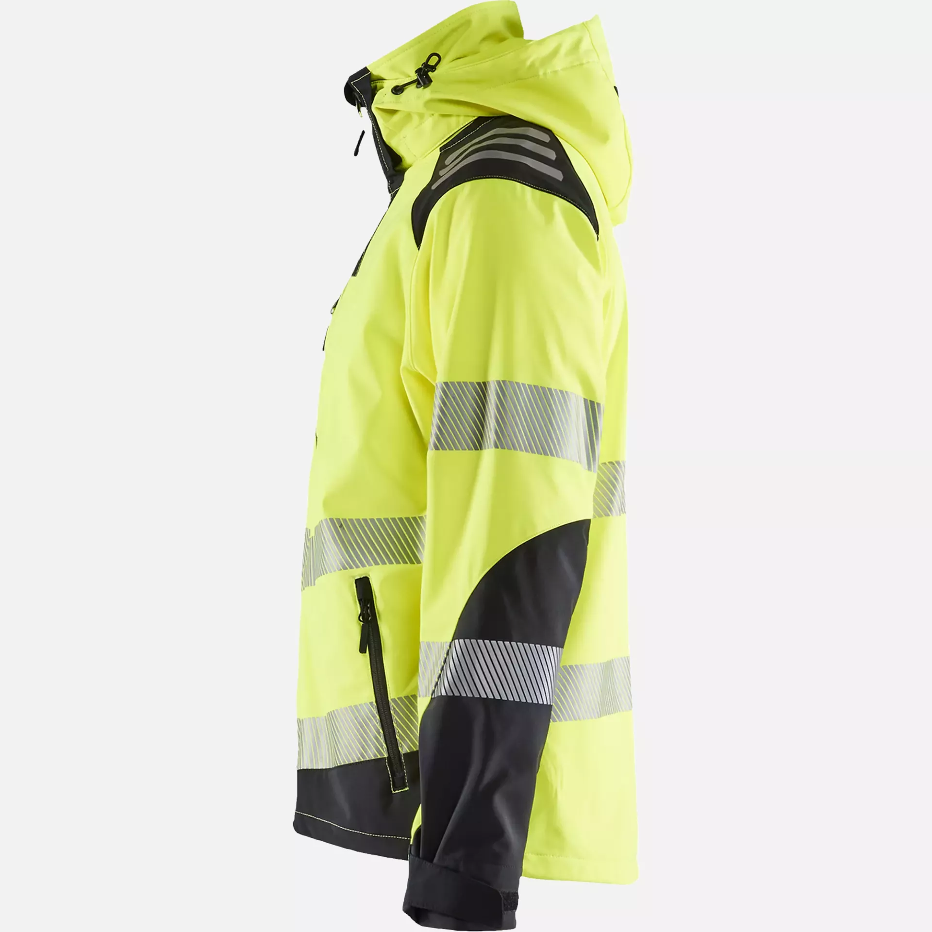 Blaklader 449125133399, High Vis Softshell Jacket, Yellow/Black, image 3