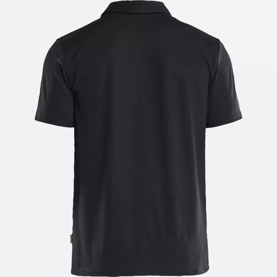 Blaklader 341611269900, Functional UV Protection Polo Shirt, Black, image 4, gallery thumbnail