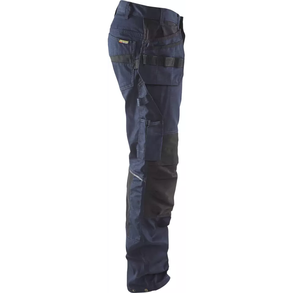 Blaklader 149613308699, Stretch Work Trousers with Tool Pockets, Dark Navy/Black, image 2, gallery thumbnail