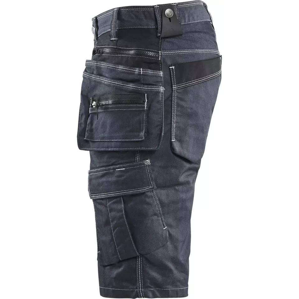 Blaklader 199211418999, X1900 Stretch Craftsman Shorts, Navy/Black, image 3, gallery thumbnail