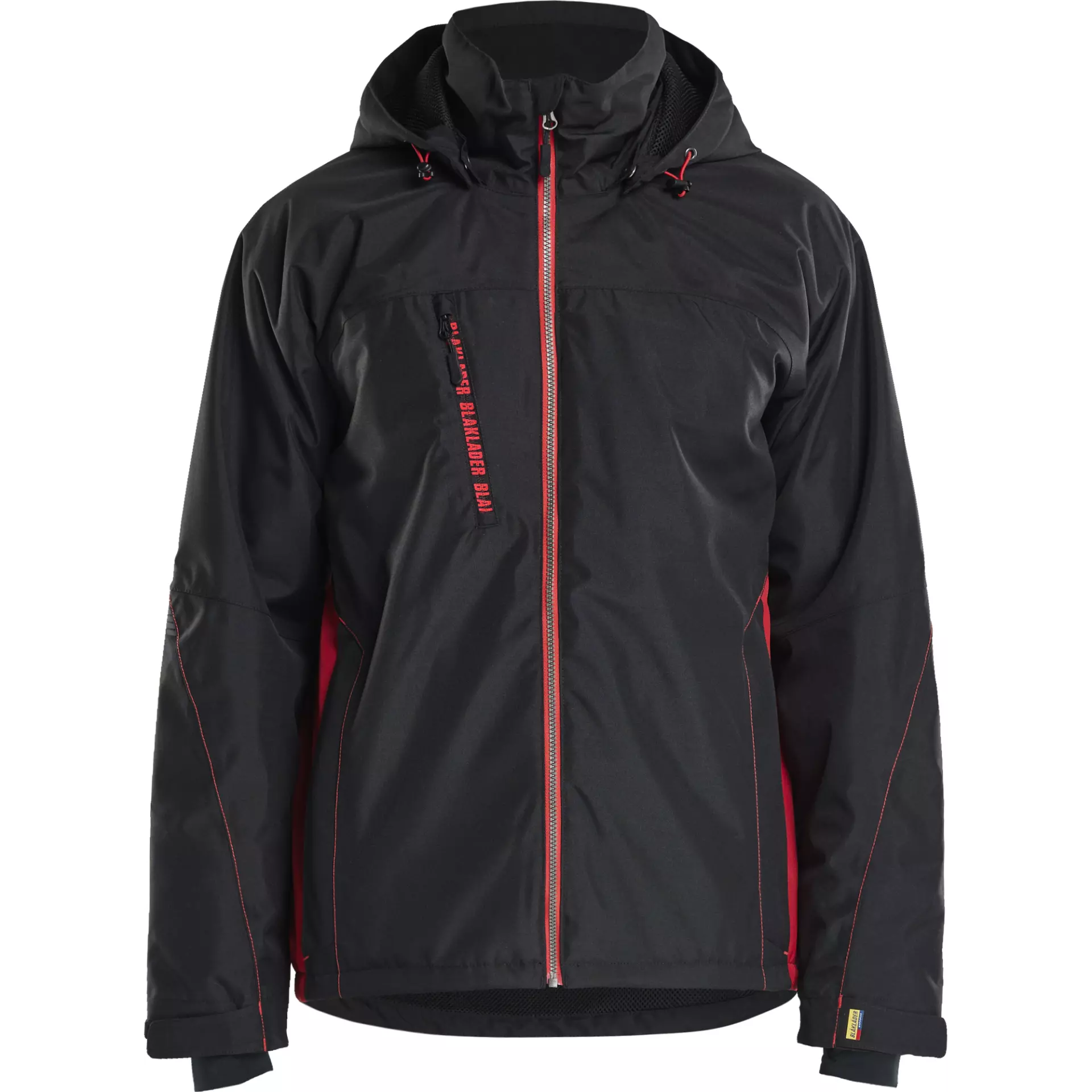 Blaklader 489019779956, Lined Lightweight Winter Jacket, Black/Red