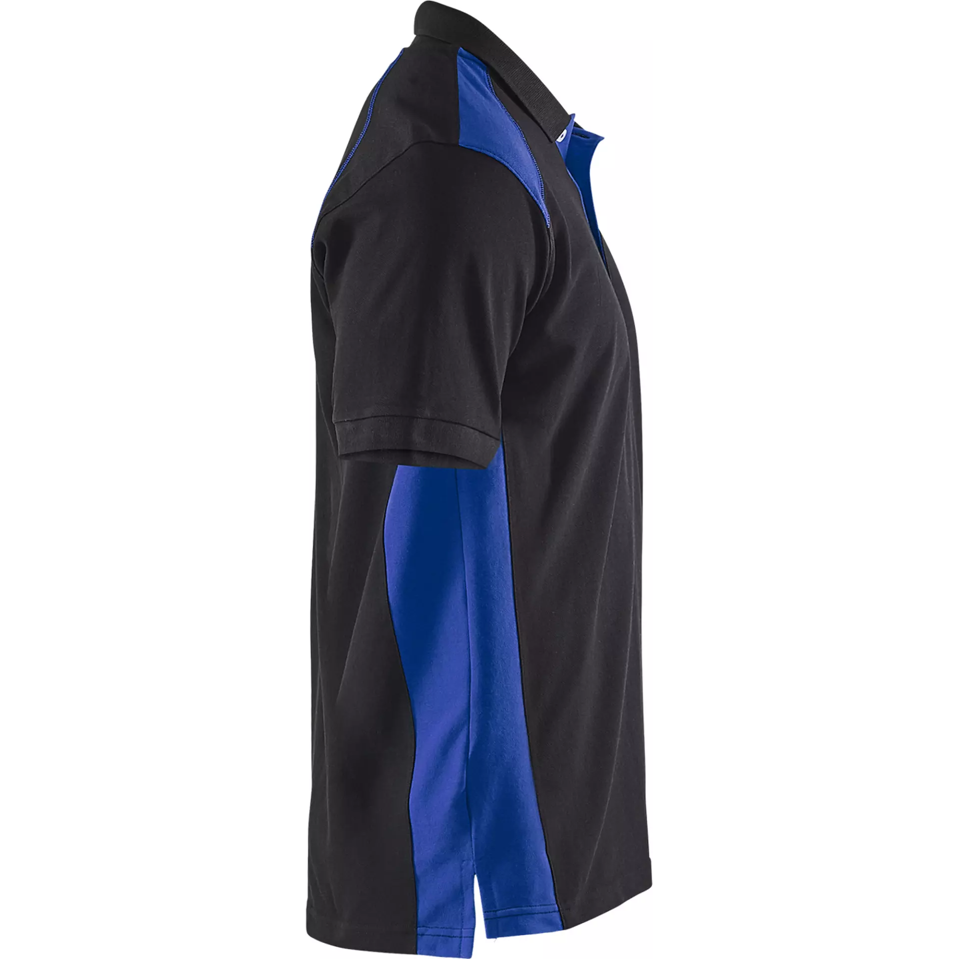 Blaklader 332410509985, Polo Shirt, Black/Cornflower Blue, image 2