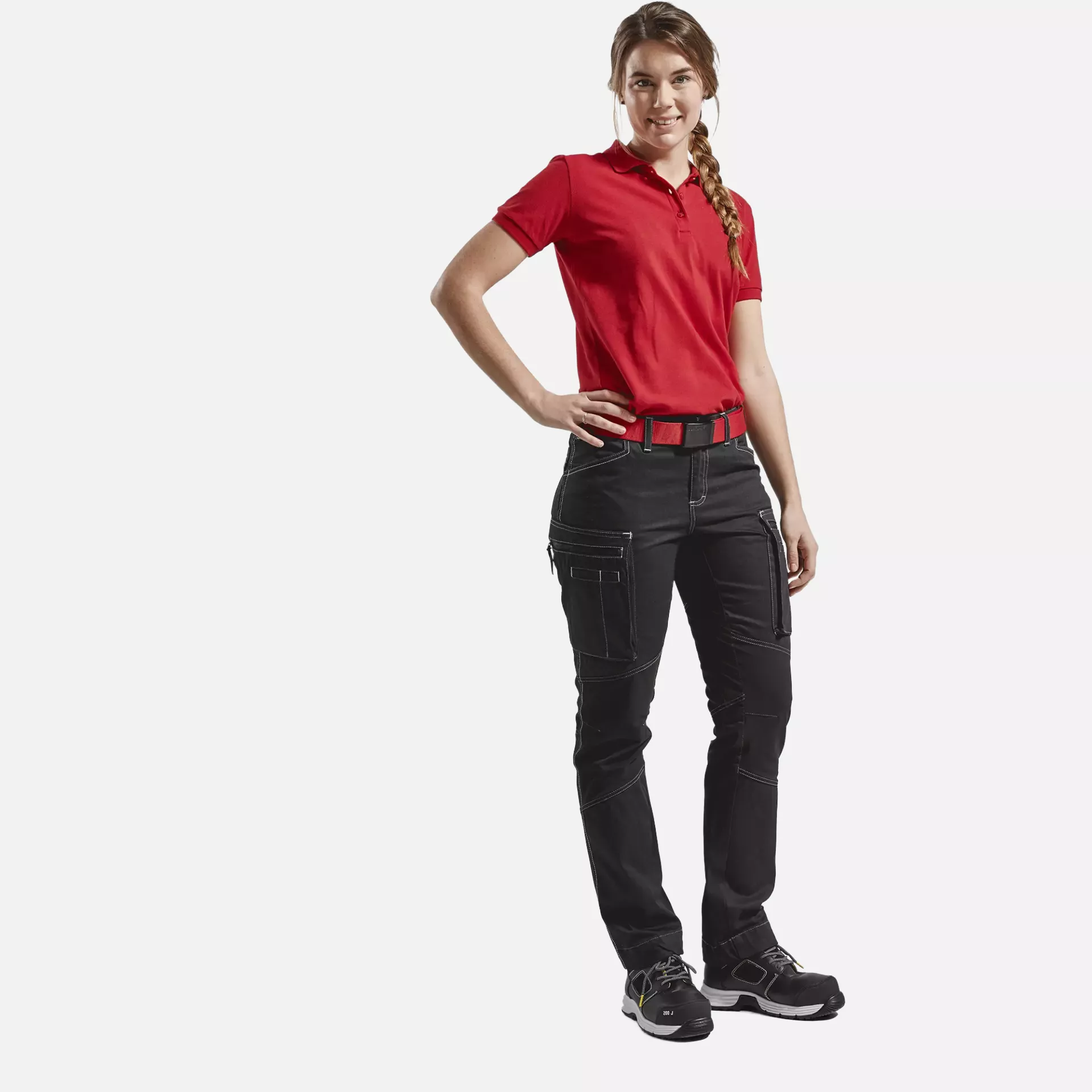 Blaklader 715911429900, Damen Stretch Arbeitshose, Schwarz, image 4