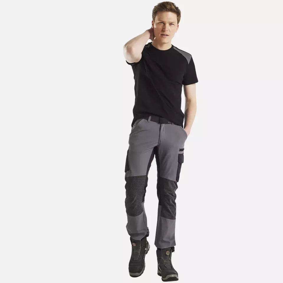 Blaklader 337910429996, T-Shirt, Black/Medium Grey, image 5, gallery thumbnail