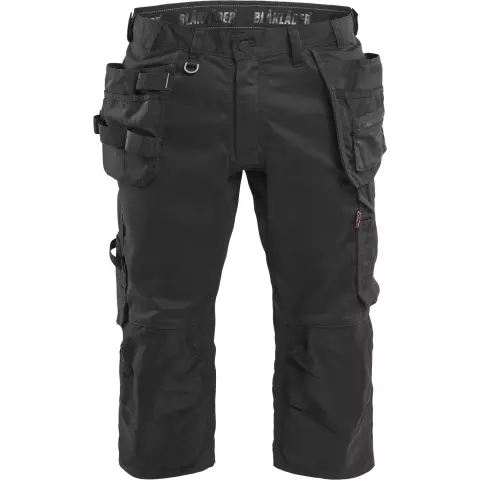 Blaklader Stretch Craftsman Pirate Shorts, Black