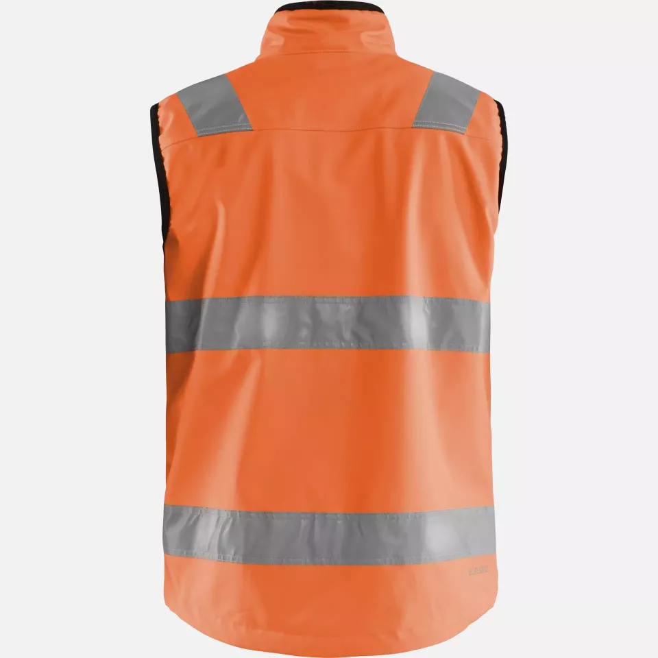Blaklader 304925175300, High Vis Softshell Vest, Orange, image 4, gallery thumbnail