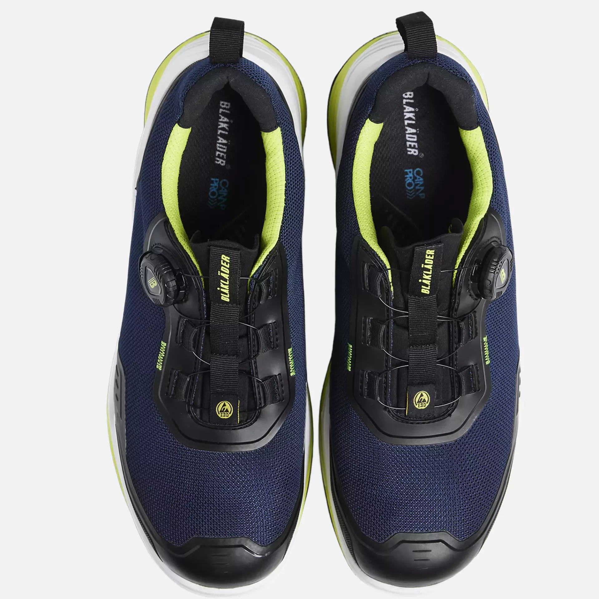 Blaklader 248600008643, STRIKER Safety Shoe, Dark Blue/Lime Green, image 2