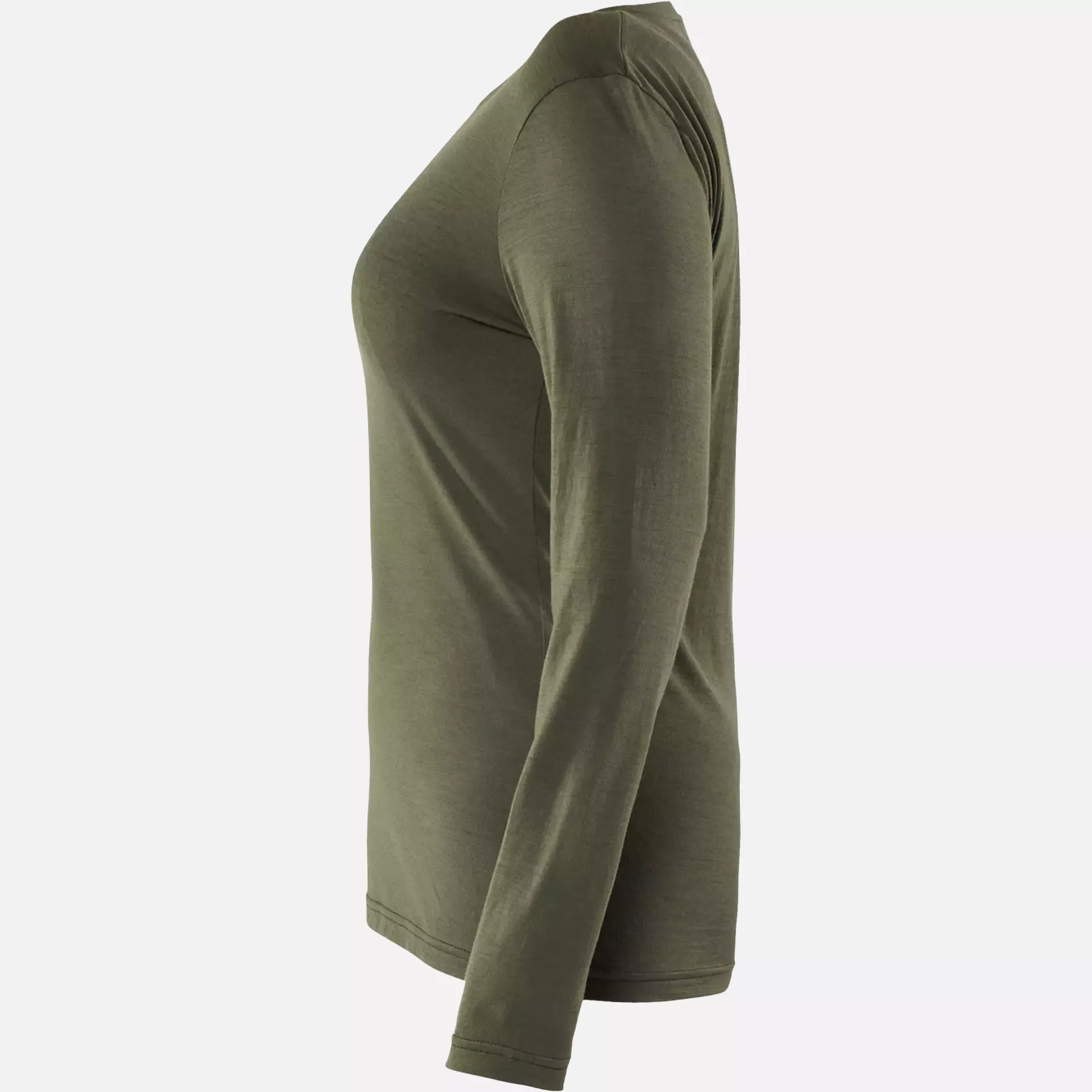 Blaklader 353917434209, Damen Merinowolle Langarm-T-Shirt, Waldgrün, image 3