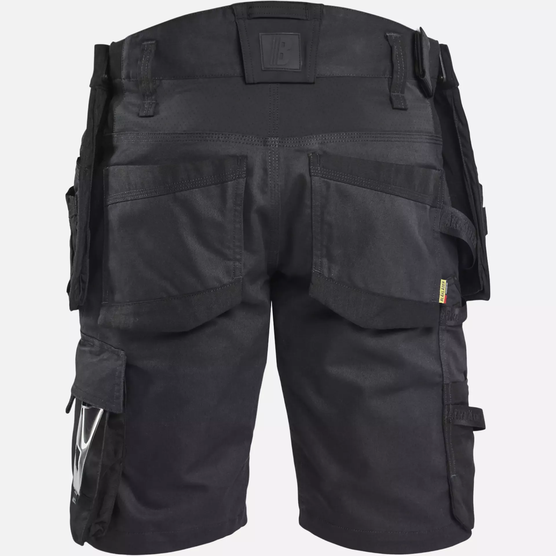 Blaklader 197211499999, STRIKER Stretch Craftsman Shorts, Black/Black, image 4