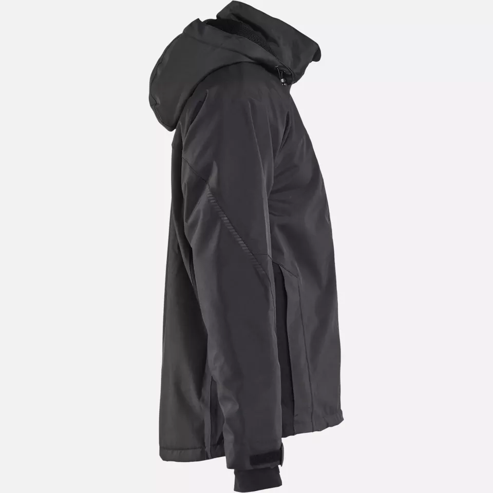 Blaklader 489019779899, Lined Lightweight Winter Jacket, Dark Grey/Black, image 2, gallery thumbnail