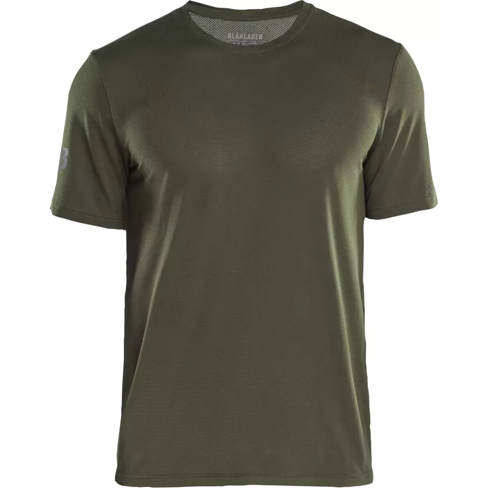 Blåkläder 341511264209, Functional UV Protection T-Shirt, Forest Green, image 1, gallery thumbnail