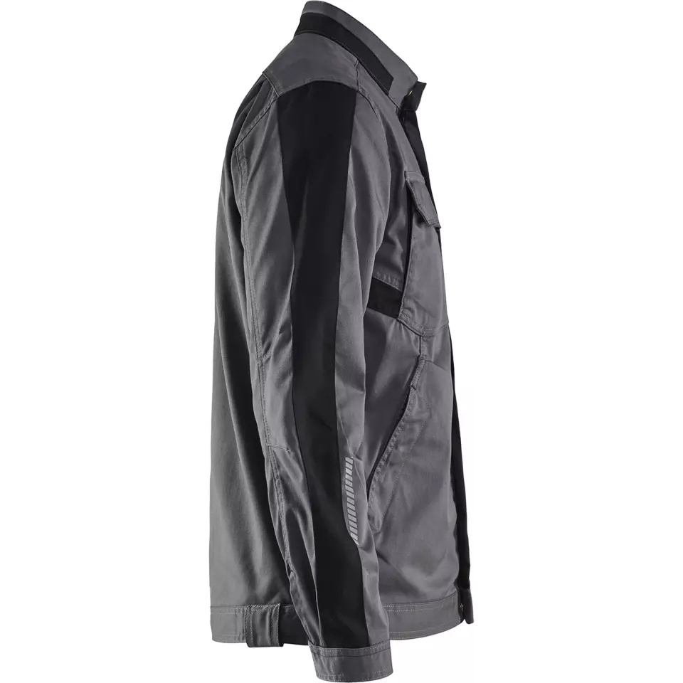Blaklader 444418329699, Industry Stretch Jacket, Medium Grey/Black, image 2, gallery thumbnail