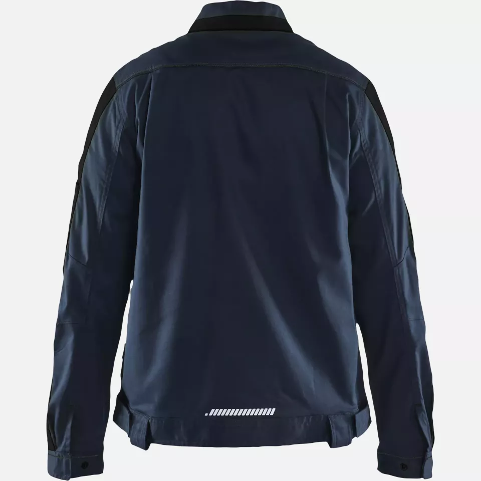Blaklader 444318328699, Ladies Industry Stretch Jacket, Dark Navy/Black, image 4, gallery thumbnail