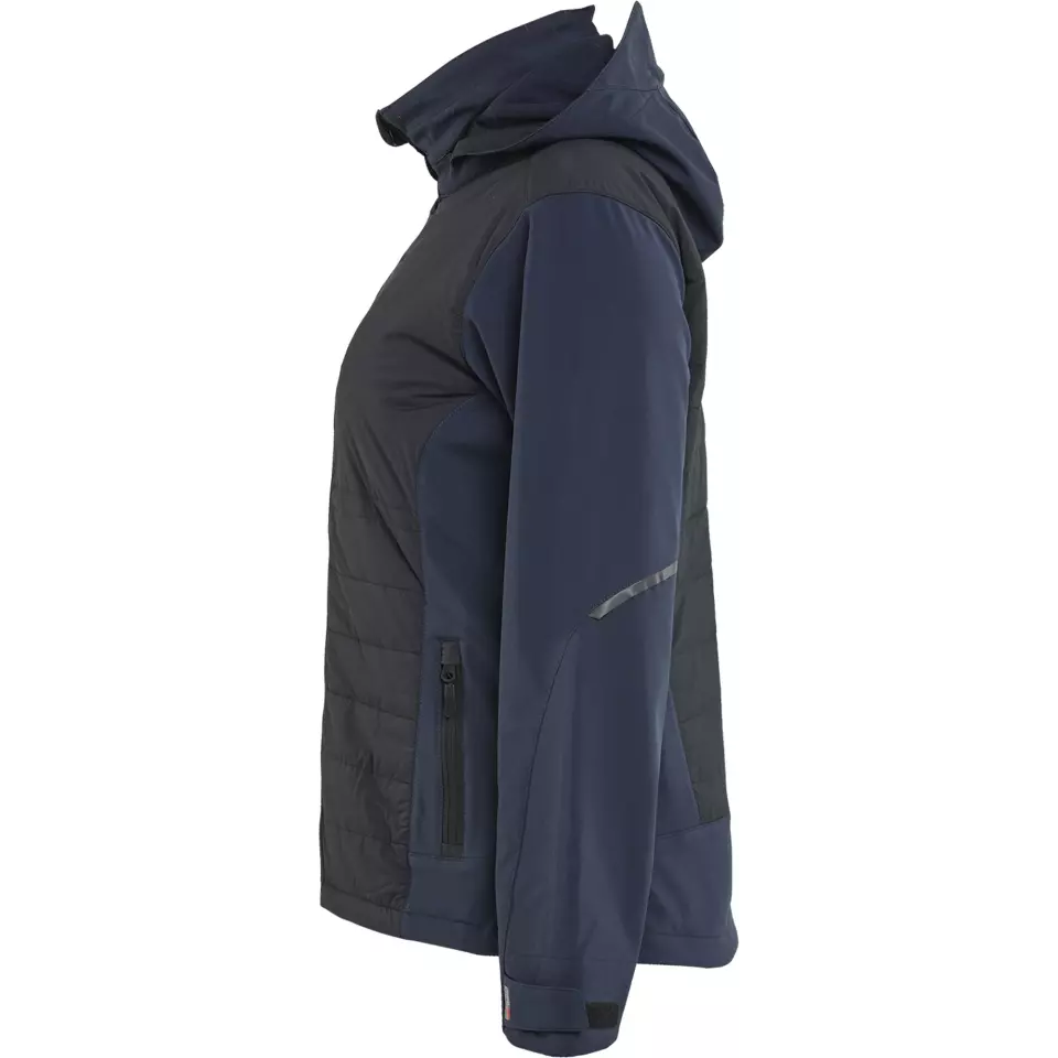 Blåkläder 473325138699, Women's Hybrid Jacket, Dark Navy Blue/Black, image 3, gallery thumbnail