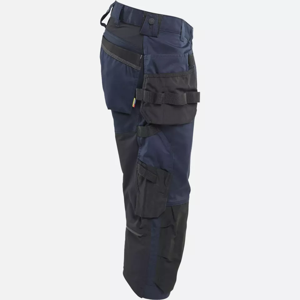 Blaklader 175418328600, Stretch Craftsman Pirate Shorts, Dark Navy, image 2, gallery thumbnail