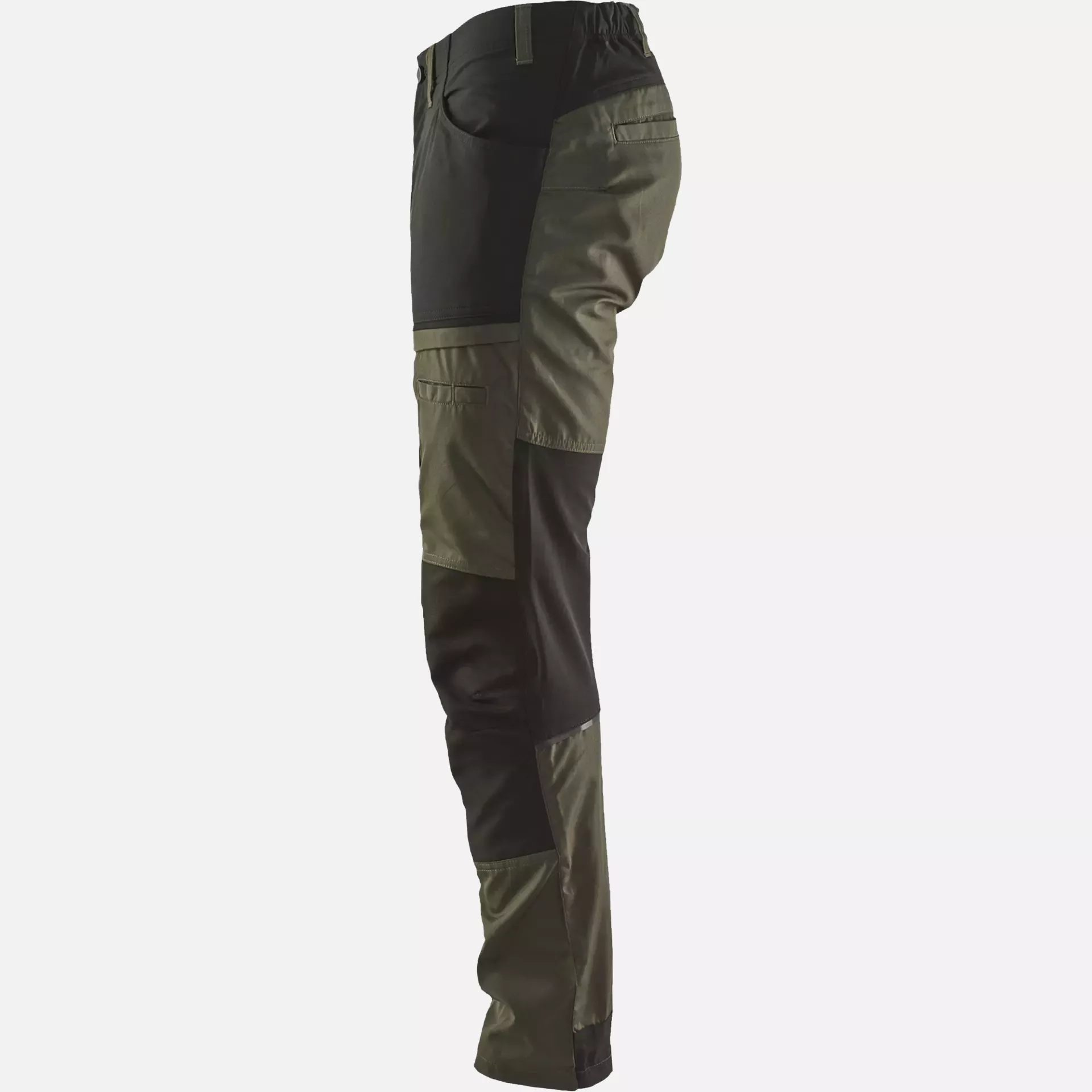 Blaklader 145618454599, Stretch Work Trousers, Dark Olive Green/Black, image 3