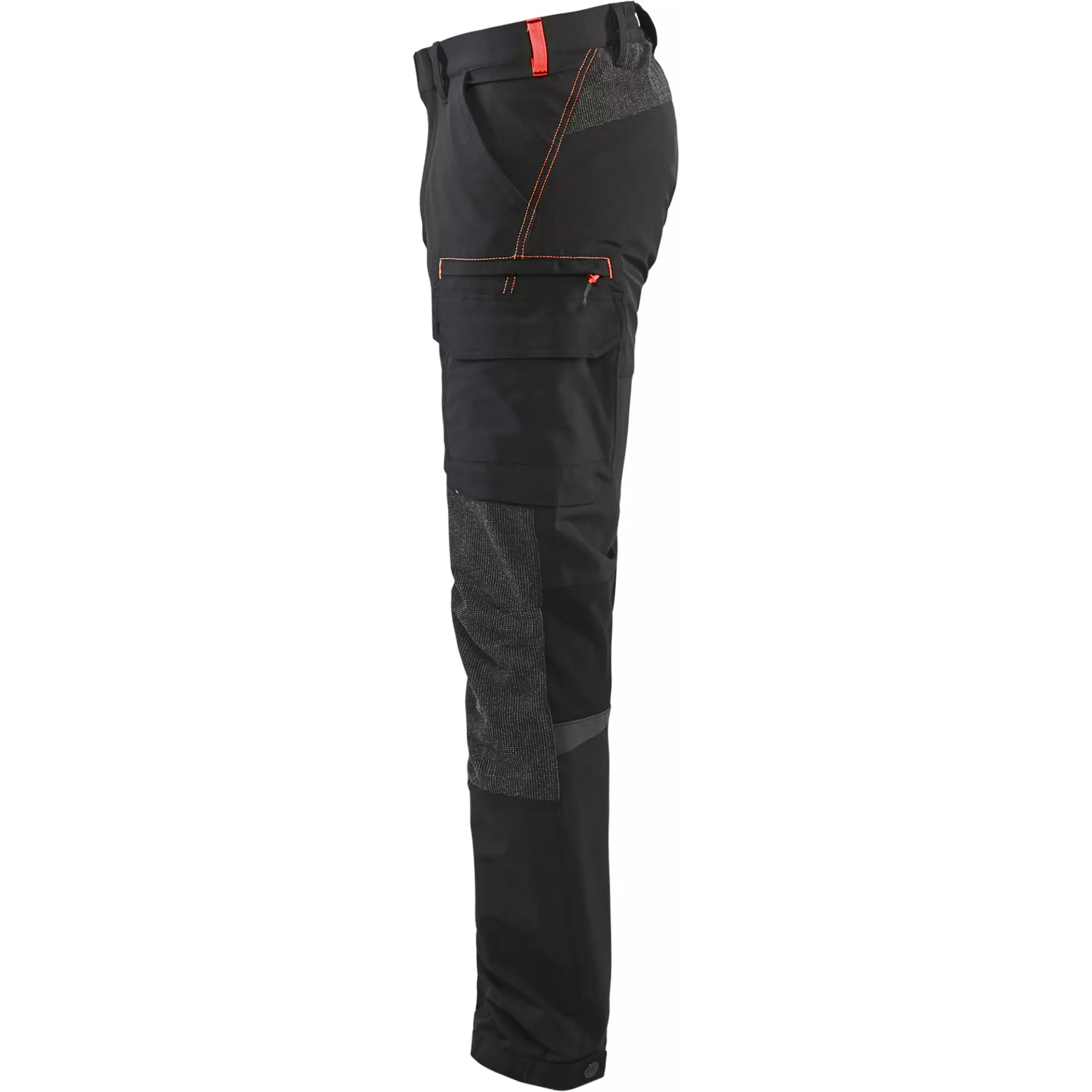 Blaklader 142216459956, 4-Way Stretch Service Work Trousers, Black/Red, image 3