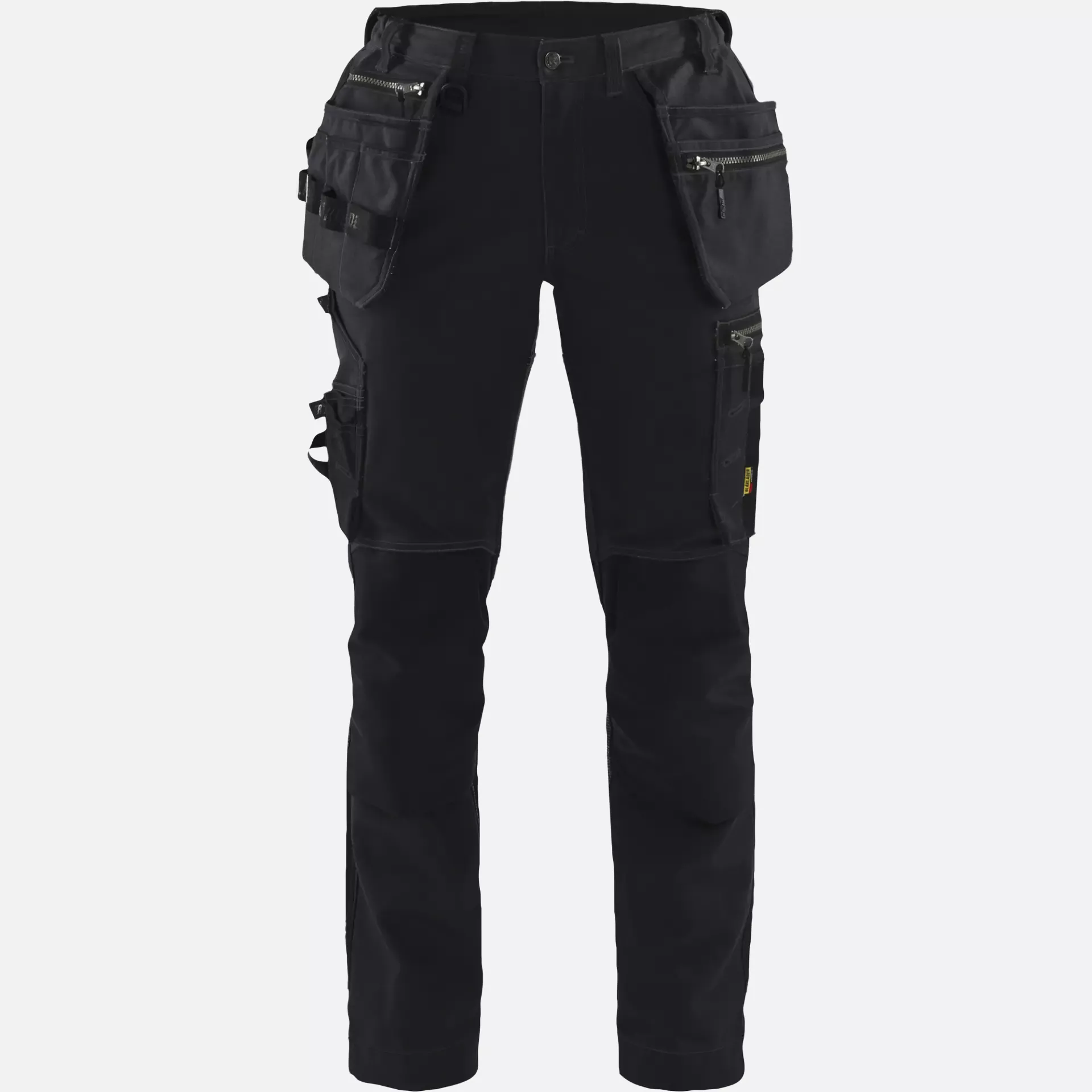 Blaklader 713013709999, Ladies Stretch Craftsman Work Trousers, Black, image 1