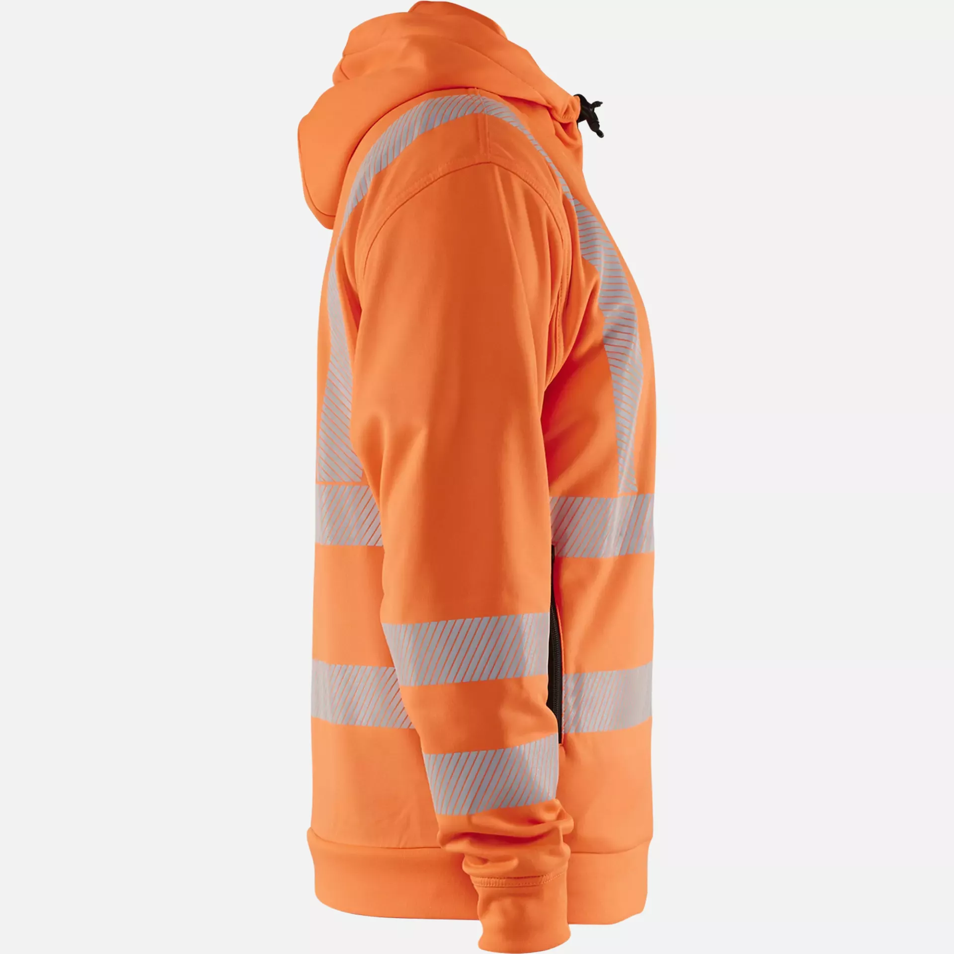 Blaklader 356525385300, High Vis Hooded Sweatshirt with Zip, Orange, image 2