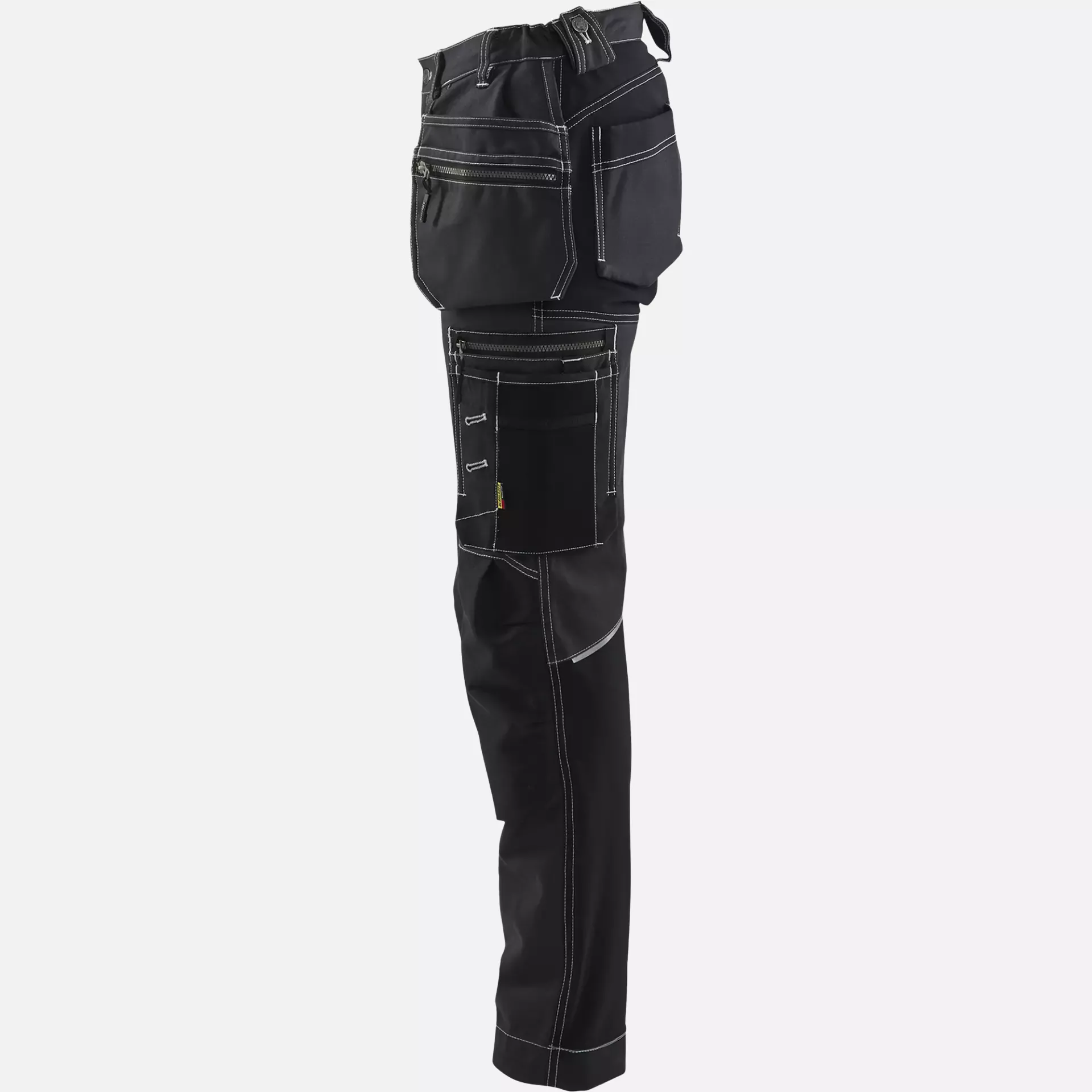 Blaklader 713013709900, Ladies Stretch Craftsman Work Trousers, Black, image 3