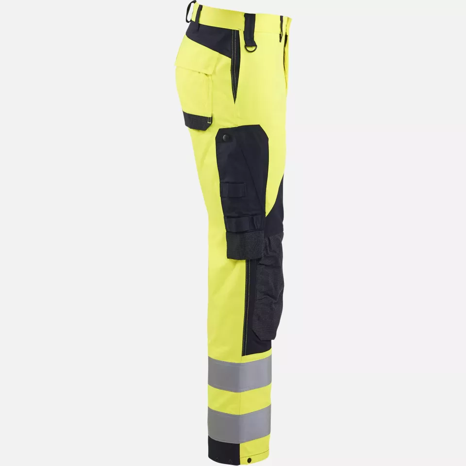 Blaklader 158815123389, Multinorm Work Trousers, Yellow/Navy Blue, image 2, gallery thumbnail