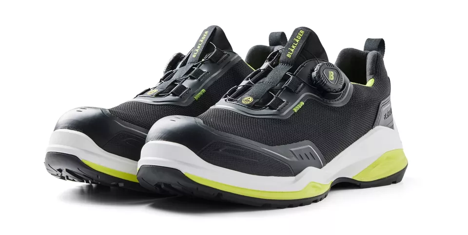 Blaklader 248600009943, STRIKER Safety Shoe, Black/Lime Green, image 5, gallery thumbnail