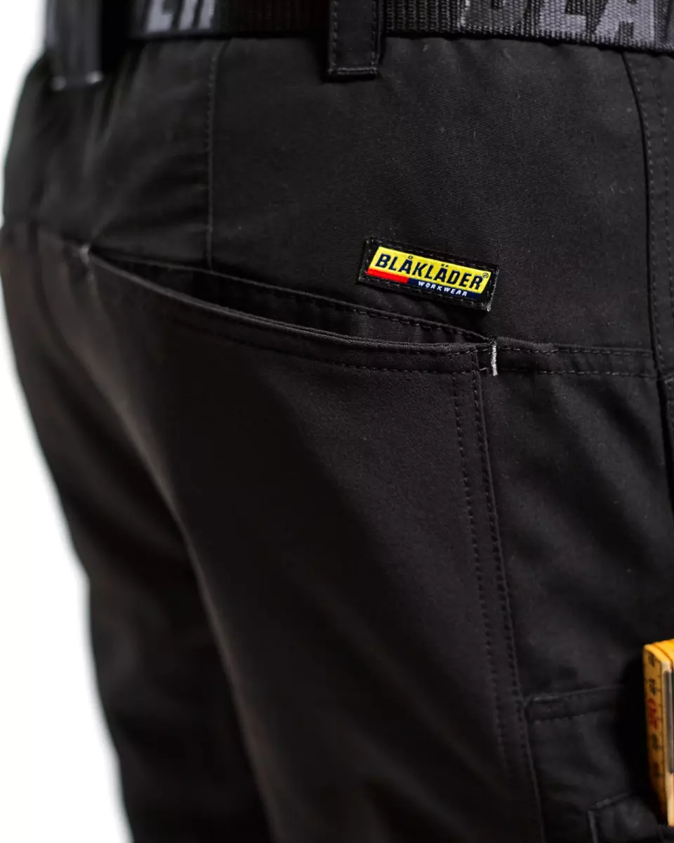 Blaklader 144918459900, Stretch Shorts, Black, image 7, gallery thumbnail