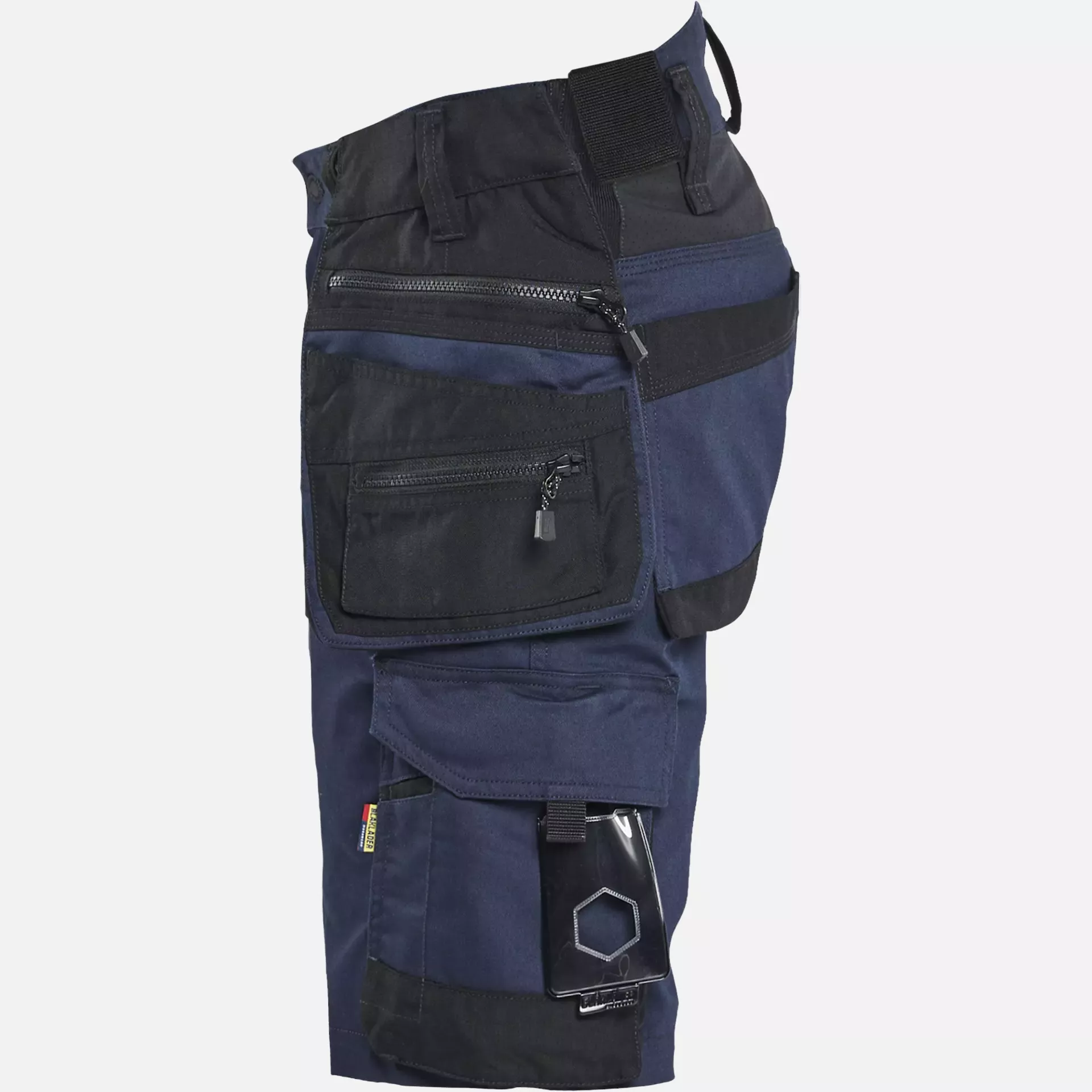 Blaklader 197211498699, STRIKER Stretch Craftsman Shorts, Dark Navy/Black, image 3