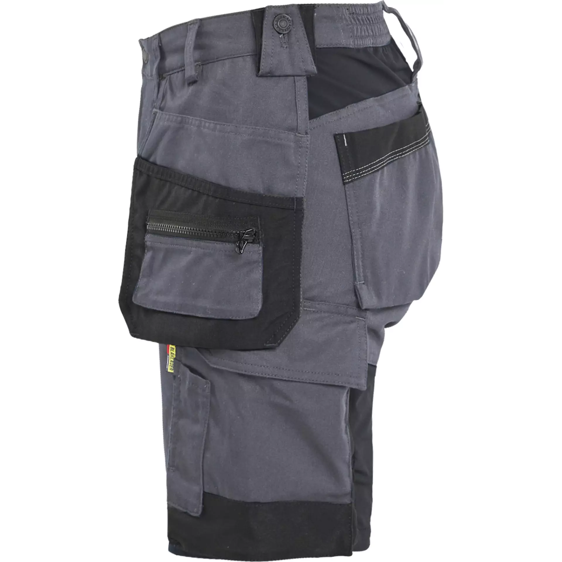 Blaklader 713318329600, Ladies Stretch Craftsman Shorts, Medium Grey, image 3