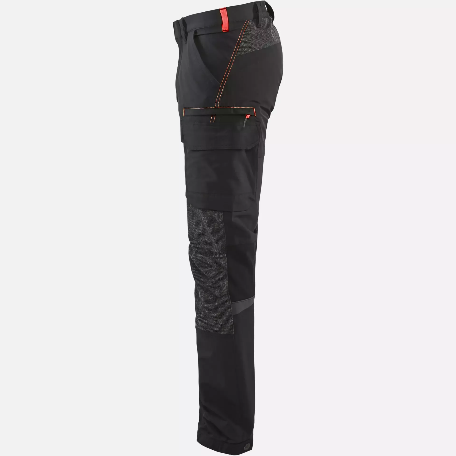 Blaklader 142216459956, 4-Wege-Service Stretch Arbeitshose, Schwarz/Rot, image 3