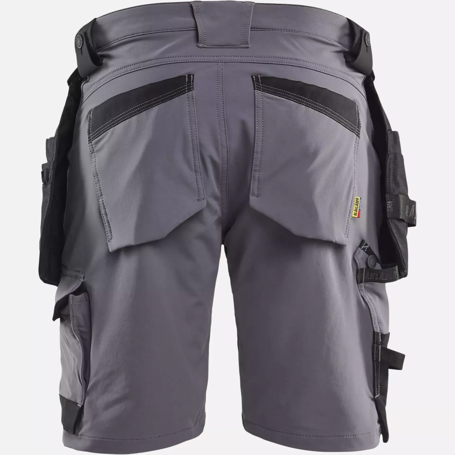 Blaklader 170216459699, 4-Way Stretch Craftsman Shorts, Medium Grey/Black, image 4