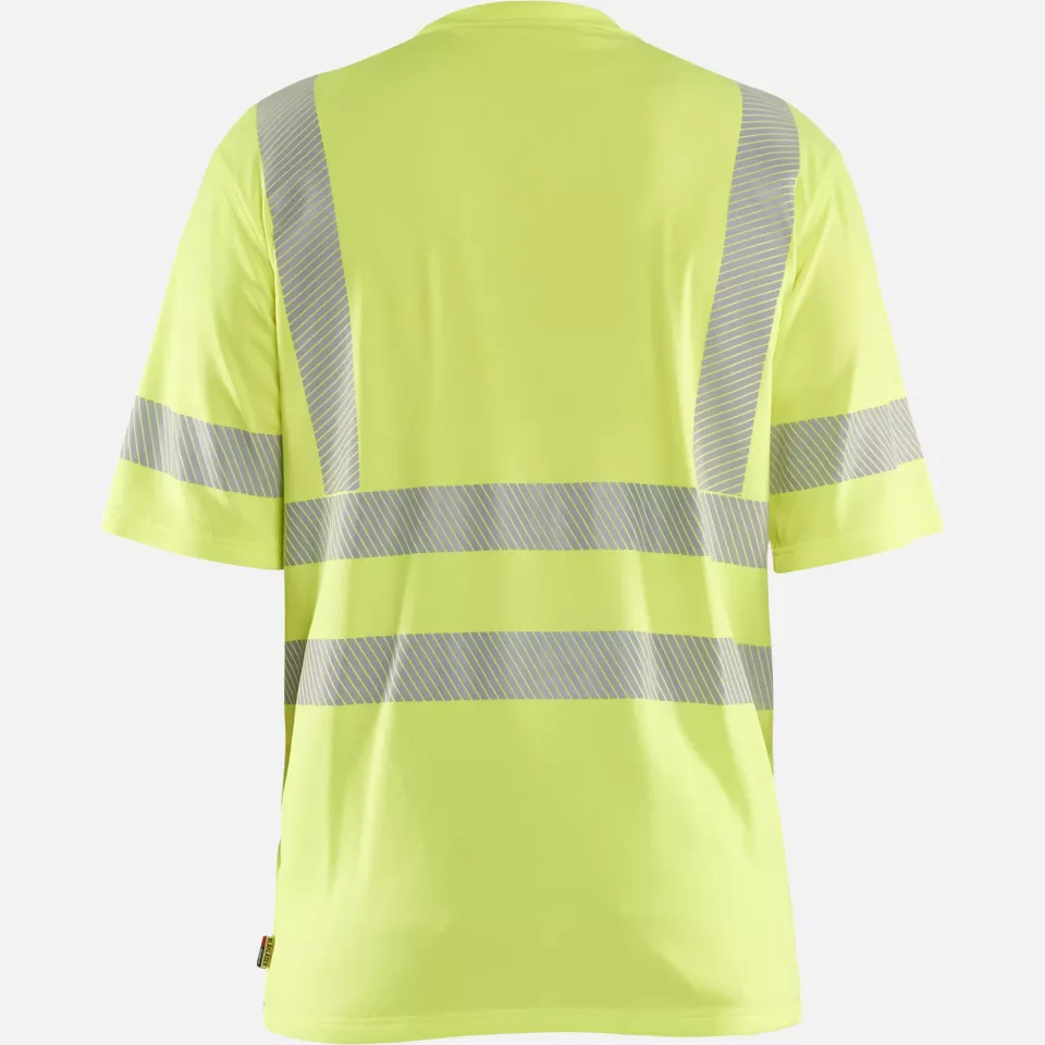 Blaklader 352225373300, High Vis T-Shirt, Yellow, image 4, gallery thumbnail