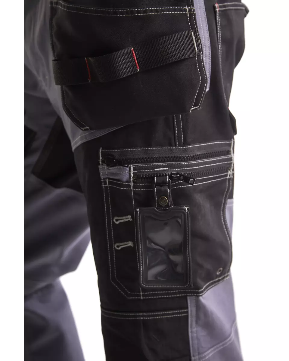 Blaklader 150013709499, Craftsman Work Trousers, Grey/Black, image 8, gallery thumbnail