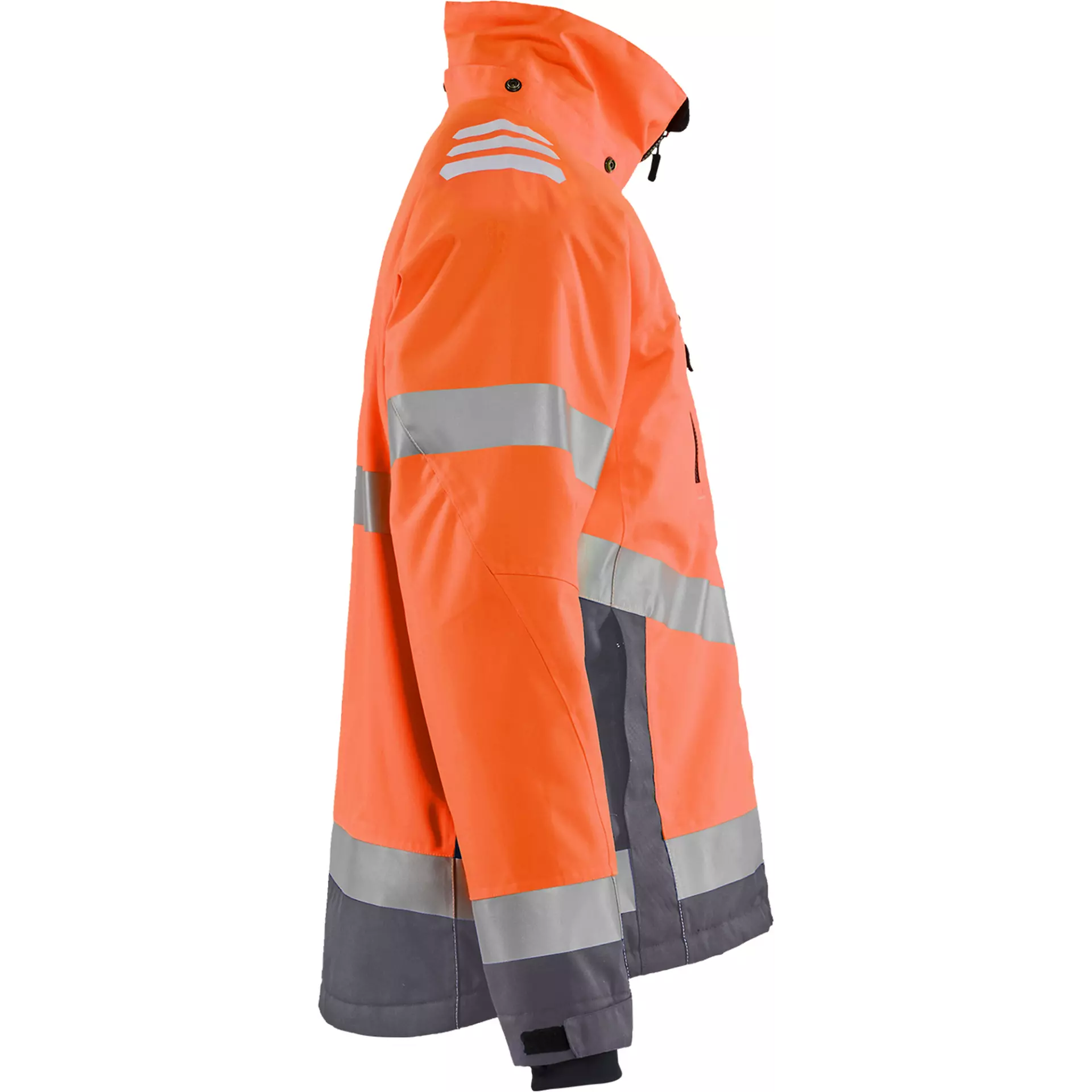 Blaklader 478019775396, High Vis Lined Lightweight Winter Jacket, Orange/Medium Grey, image 2