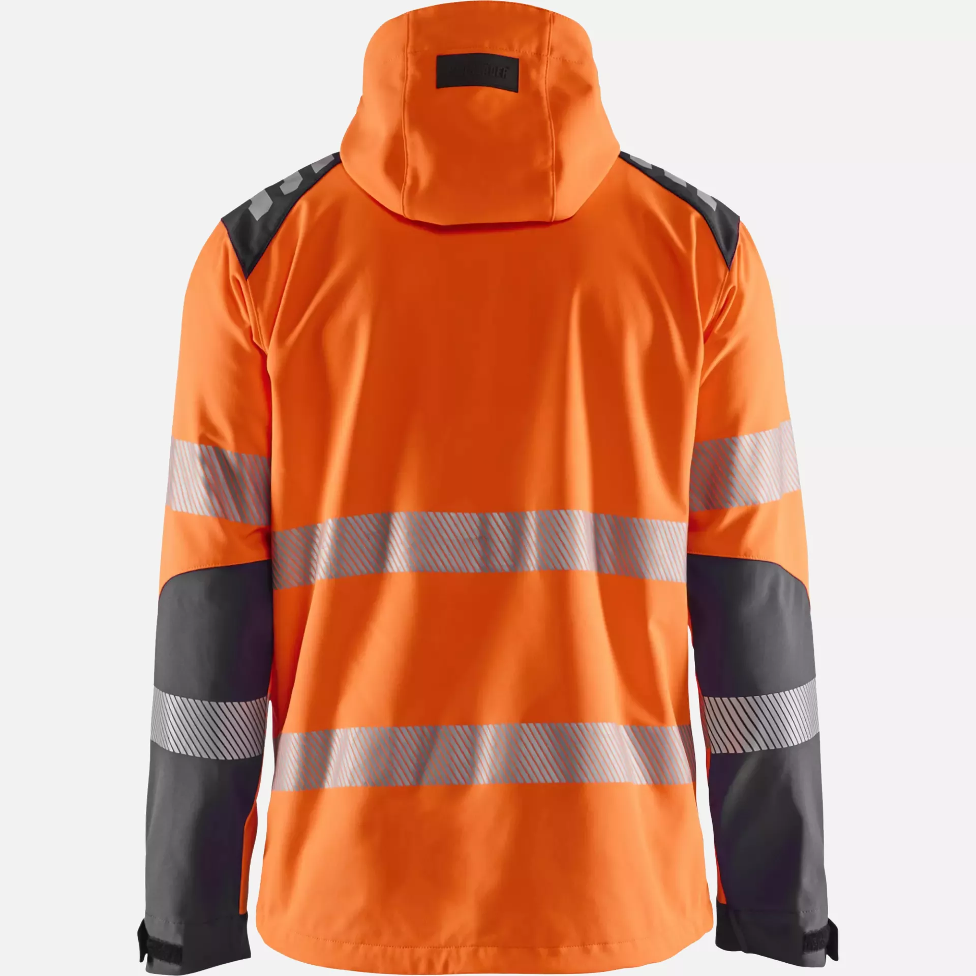 Blaklader 449125135396, High Vis Softshell Jacket, Orange/Medium Grey, image 4