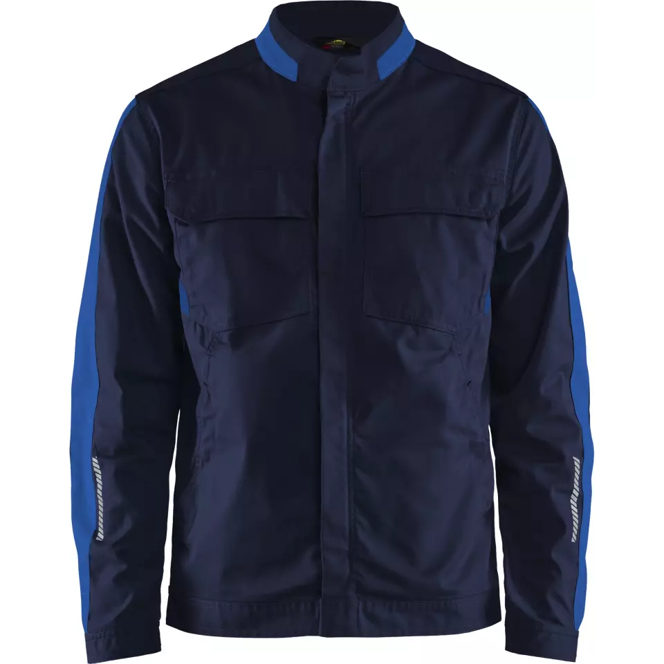 Blaklader 444418328985, Industry Stretch Jacket, Navy/Royal Blue